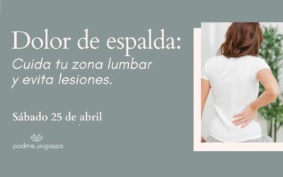 Taller – Dolor de espalda: Cuida tu zona lumbar y evita lesiones